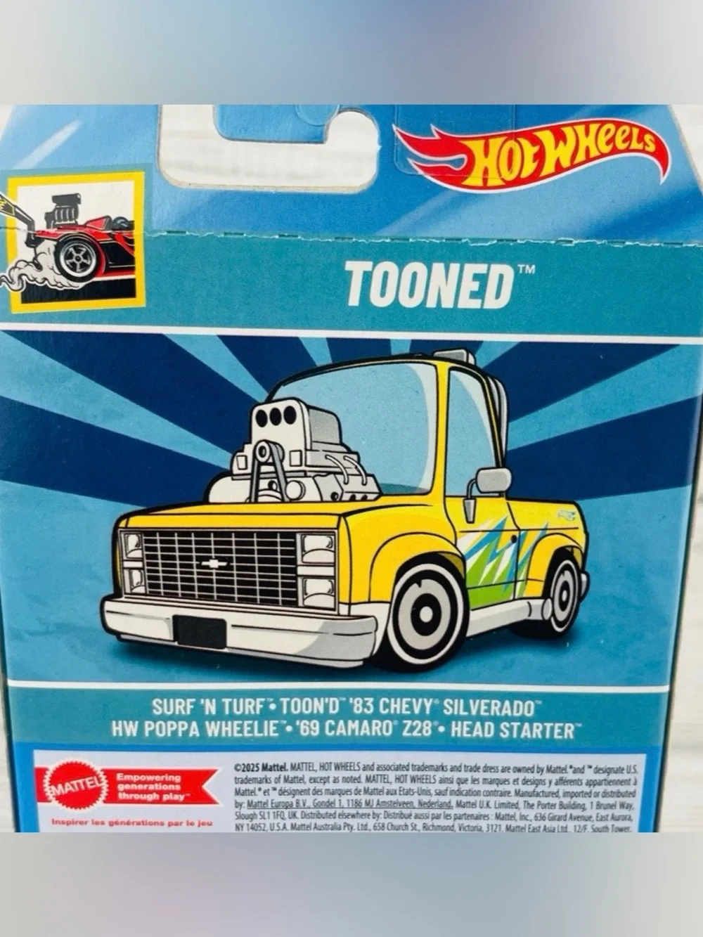 Hot Wheels Tooned 5-Pack Diecast Cars Set Mattel Collectible Racing Toy 3+ NEW